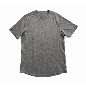 Lululemon Men’s Heathered Gray Short Sleeve Shirt Size L